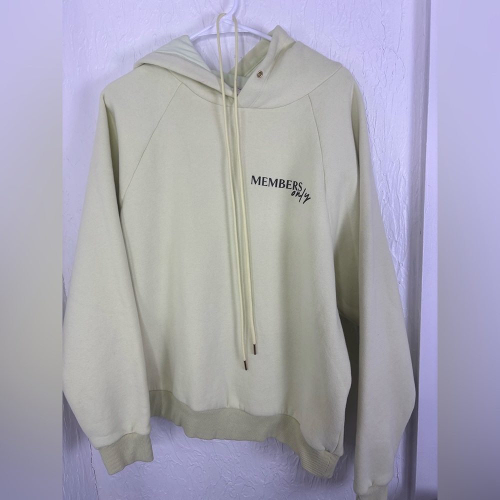 BEACHRIOT x Vivrelle Members Only Green Hoodie Size Small - Picture 4 of 7